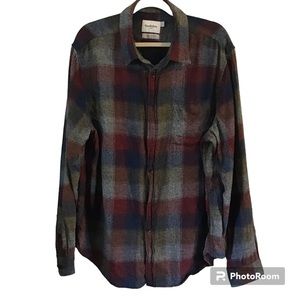 Women’s Long Sleeve Plaid Goodfellow & Co Button Down Shirt Top XL